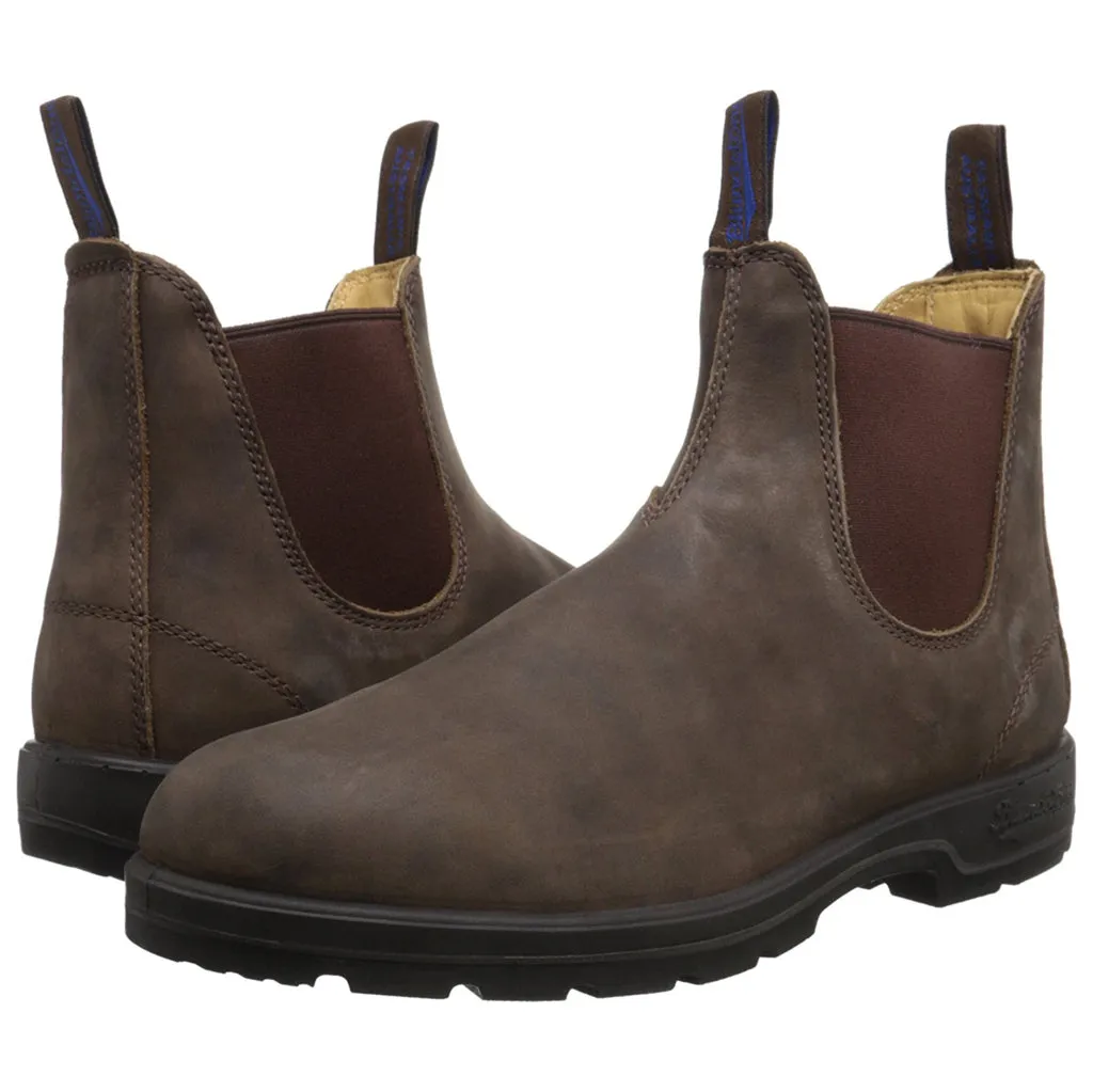 584 Water-Resistant Leather Unisex Chelsea Boots