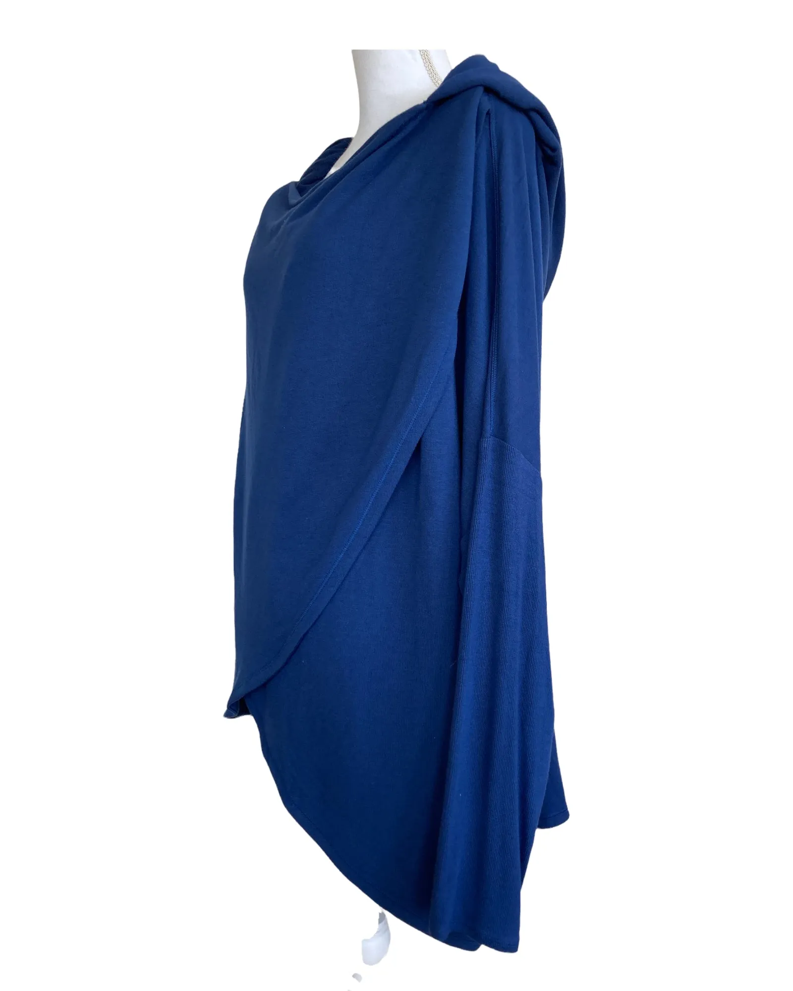 Athleta Blue Sweatshirt Cape, 2X