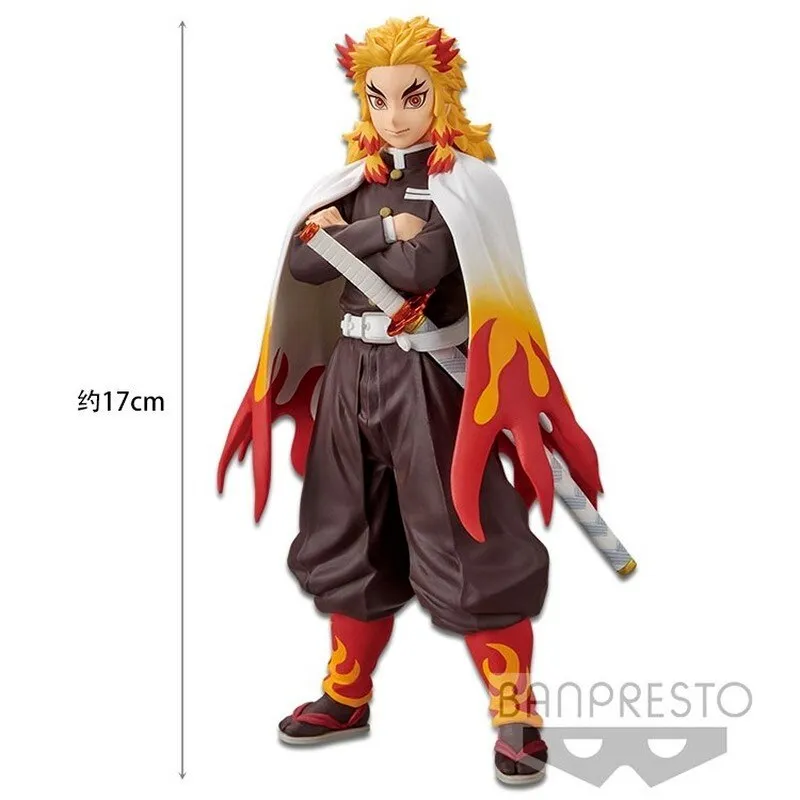 Best Hashira Rengoku Kyoujurou Bandai Demon Slayer Anime Figure Genuine Collection Decoration