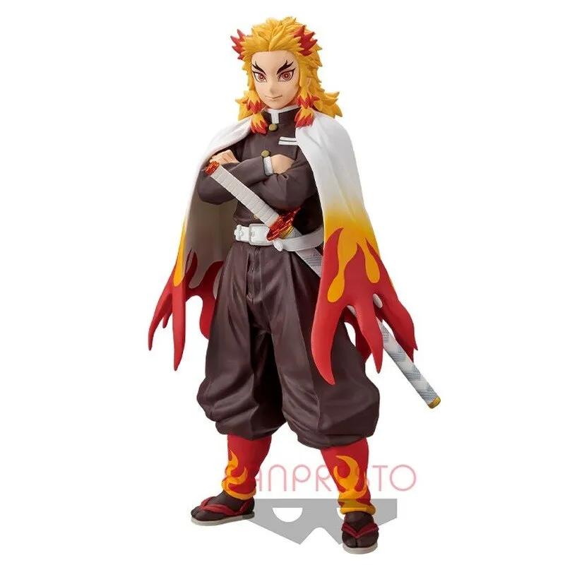 Best Hashira Rengoku Kyoujurou Bandai Demon Slayer Anime Figure Genuine Collection Decoration