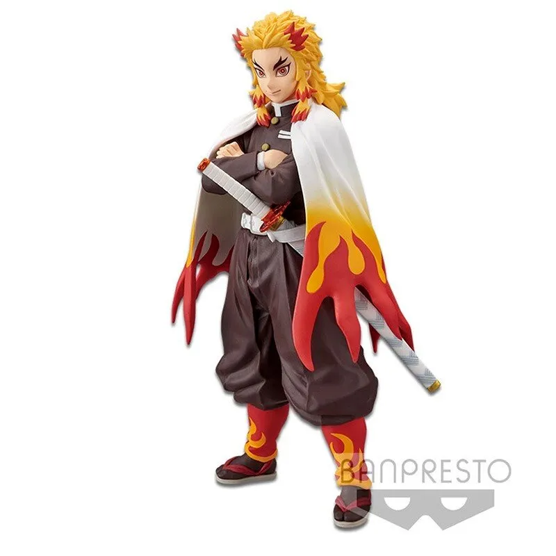 Best Hashira Rengoku Kyoujurou Bandai Demon Slayer Anime Figure Genuine Collection Decoration