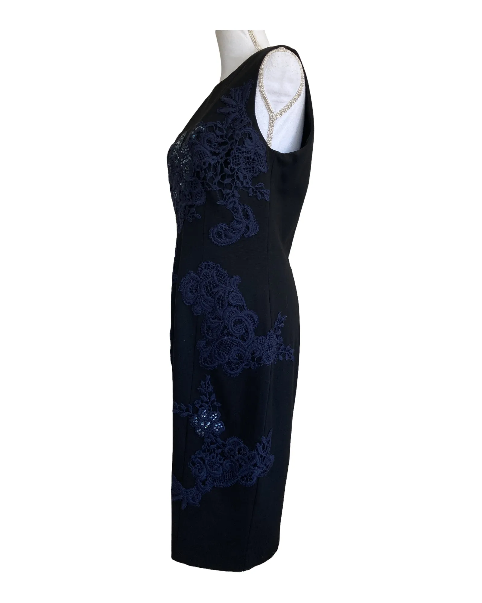 Blumarine Navy and Black Dress, L