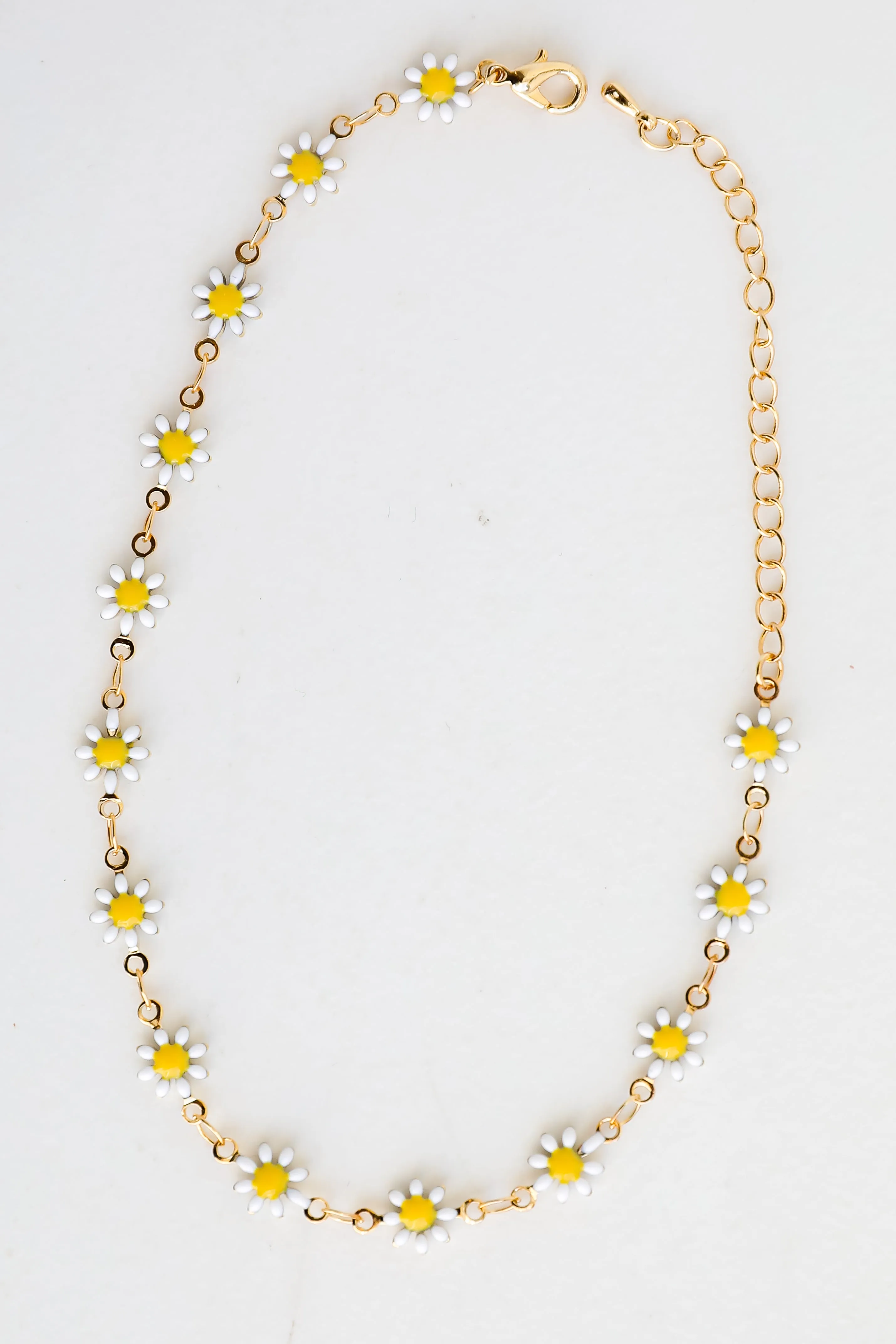 Bridget Gold Flower Charm Anklet