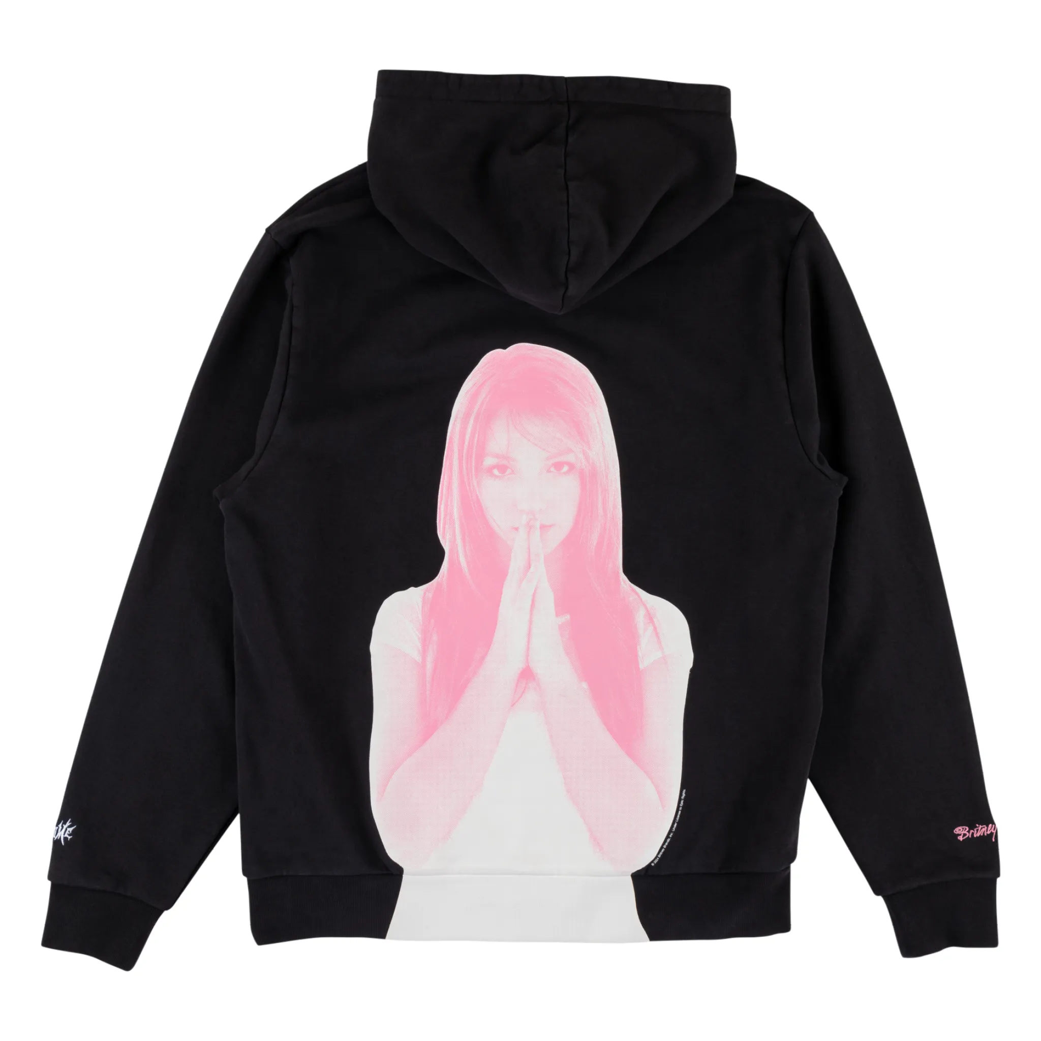 Britney Spears X Welcome - Believe Pigment-Dyed Hoodie - Black