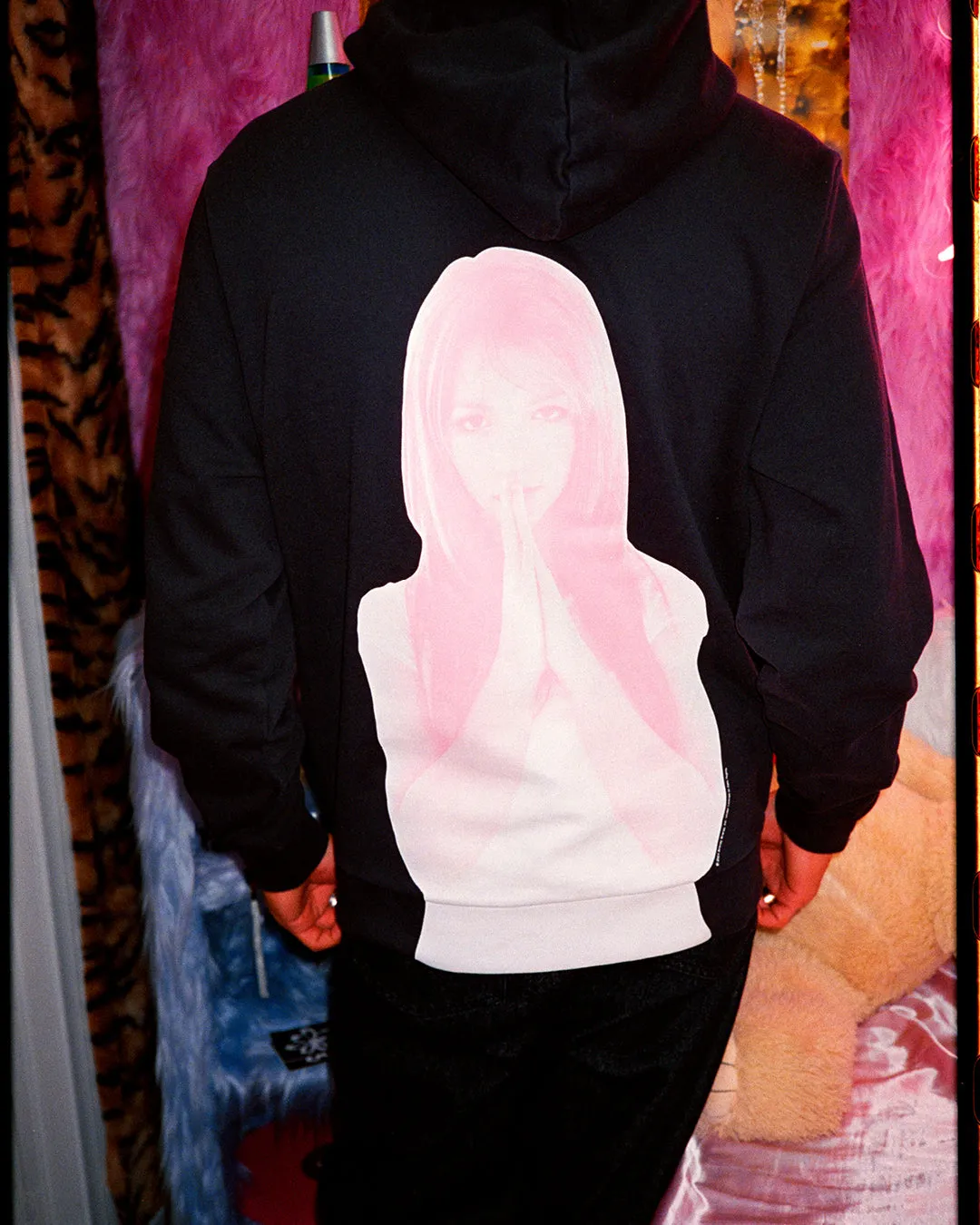 Britney Spears X Welcome - Believe Pigment-Dyed Hoodie - Black