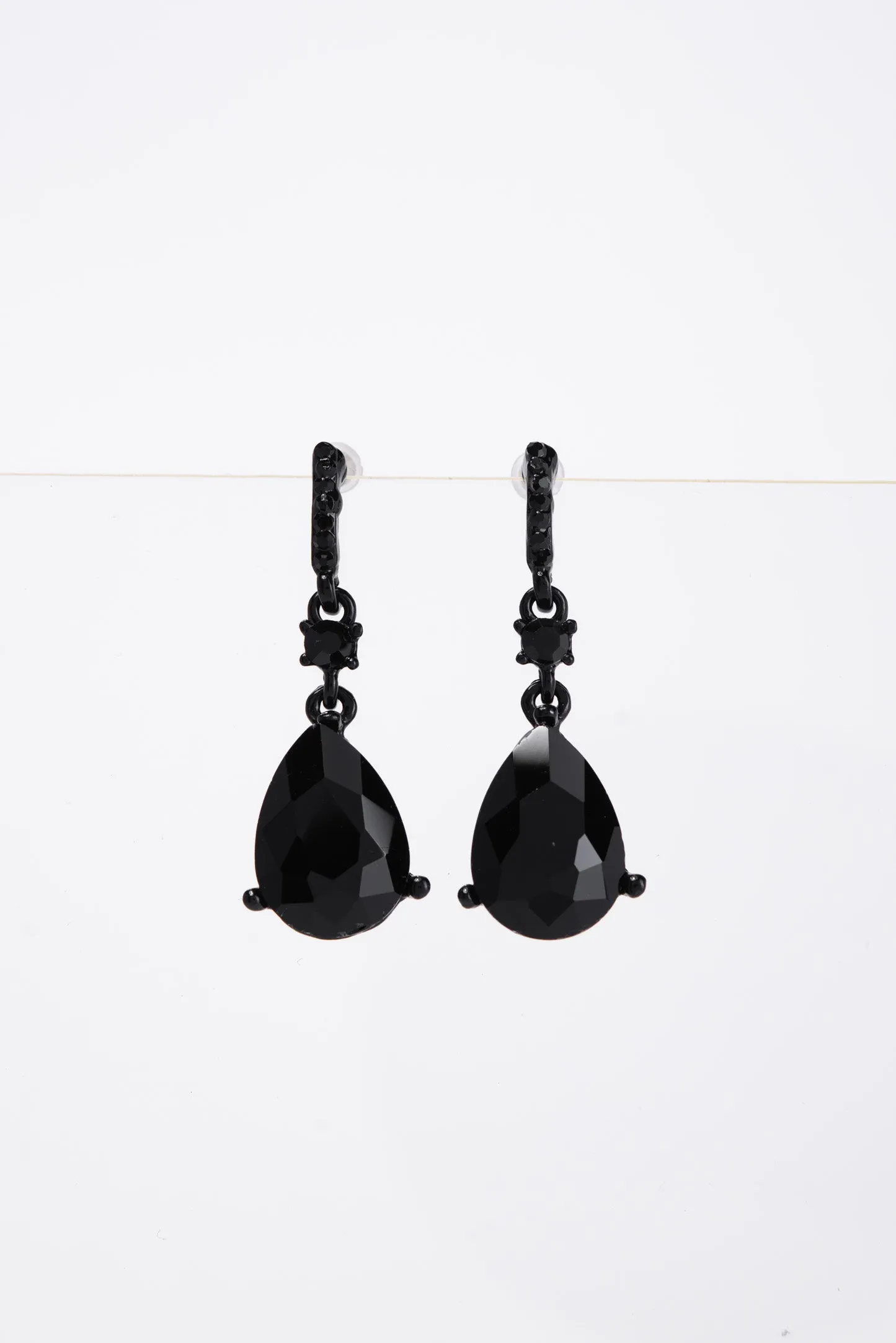 Callie Crystal Post 2 Tier Dangle Earrings