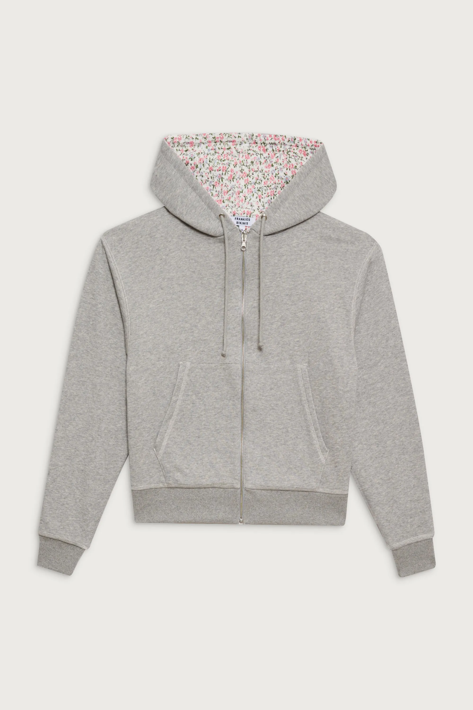 Casper Zip Up Hoodie - Heather Grey / Baby Blanket