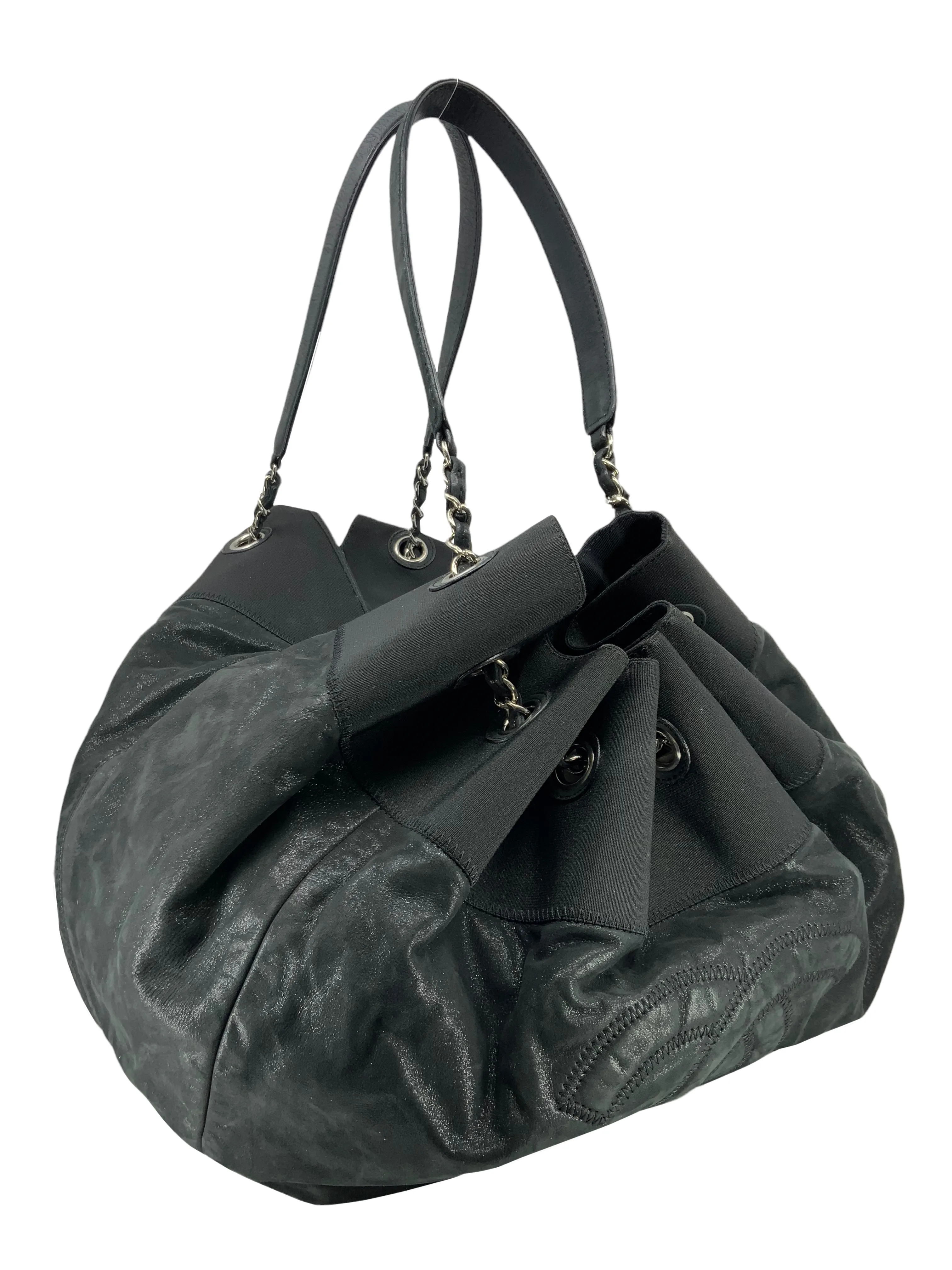 Chanel Leather Stretch Spirit Large Cabas Hobo Bag