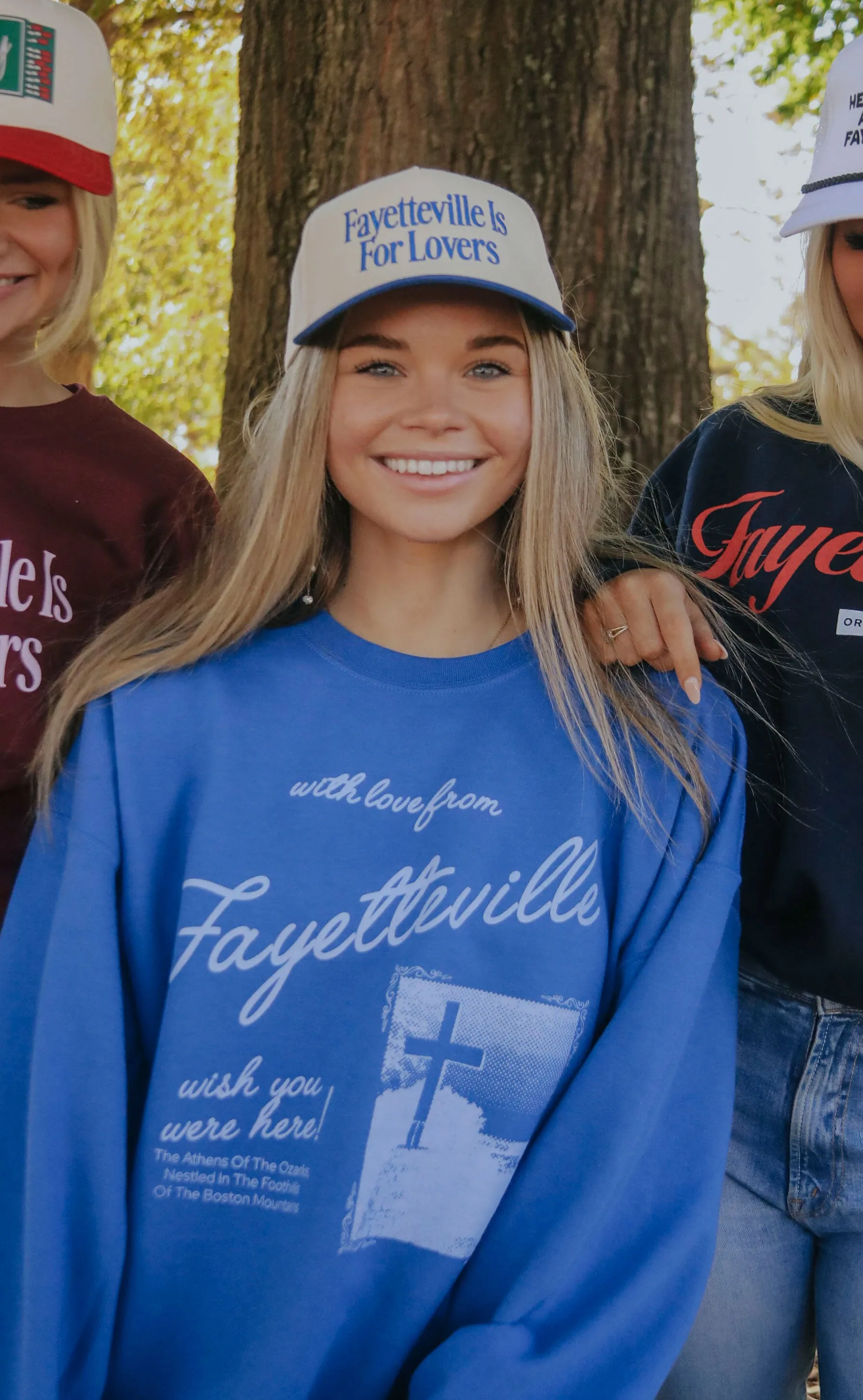 charlie southern: fayetteville is for lovers trucker hat