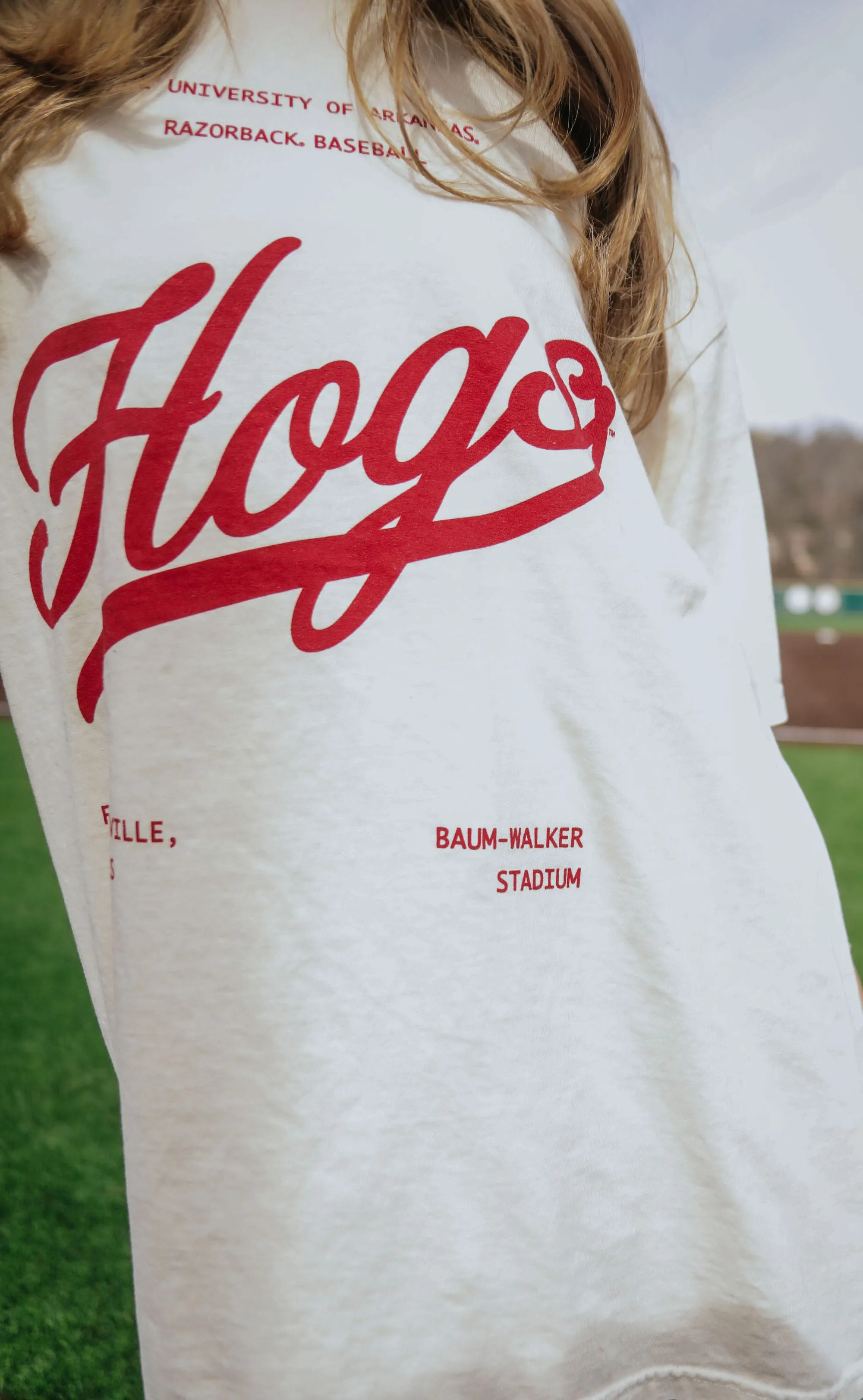 charlie southern: hogs script t shirt