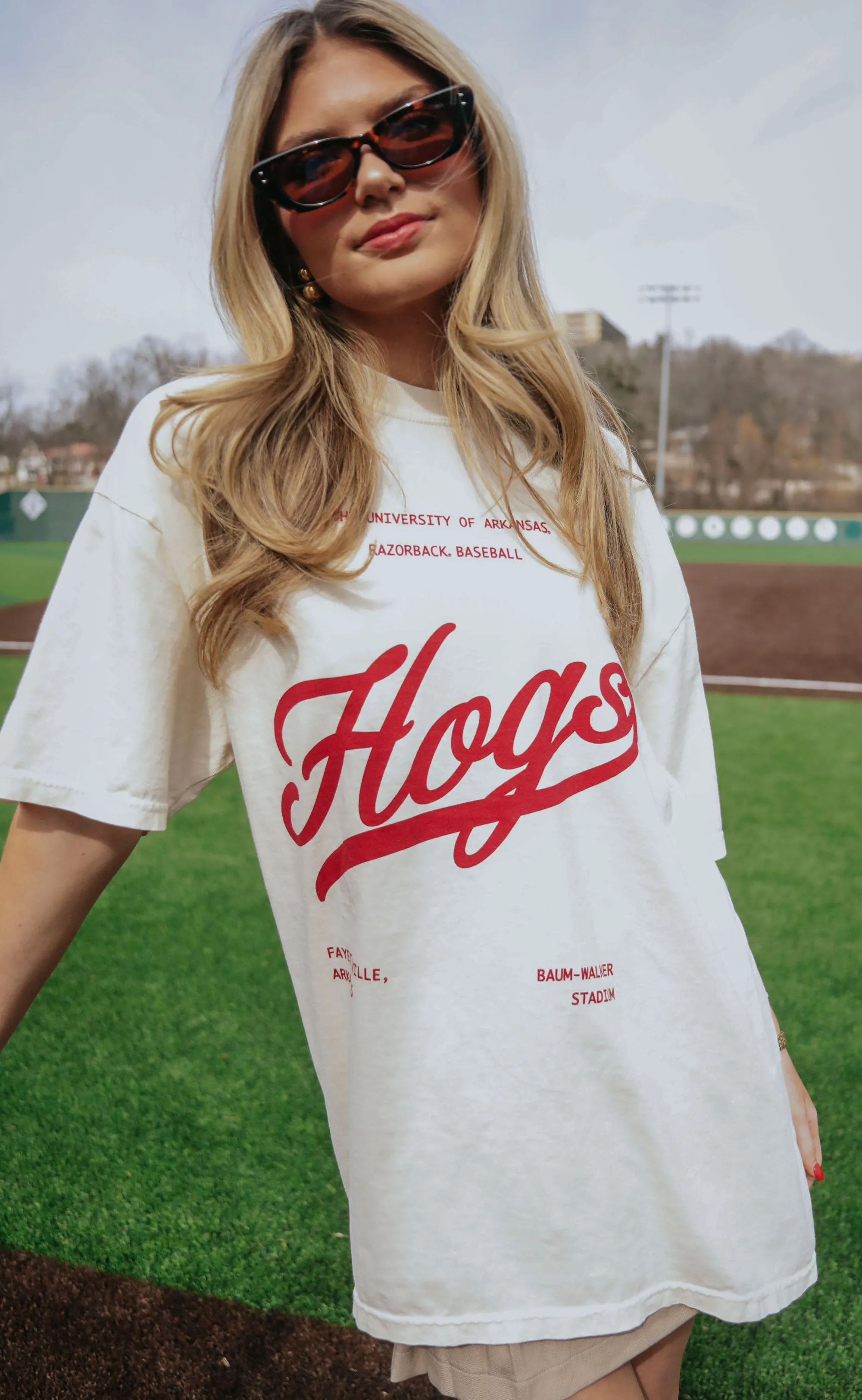 charlie southern: hogs script t shirt