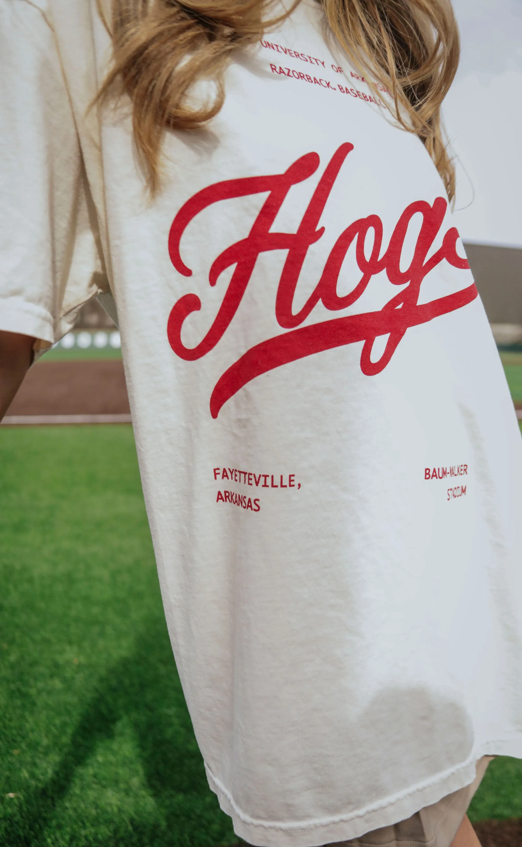 charlie southern: hogs script t shirt