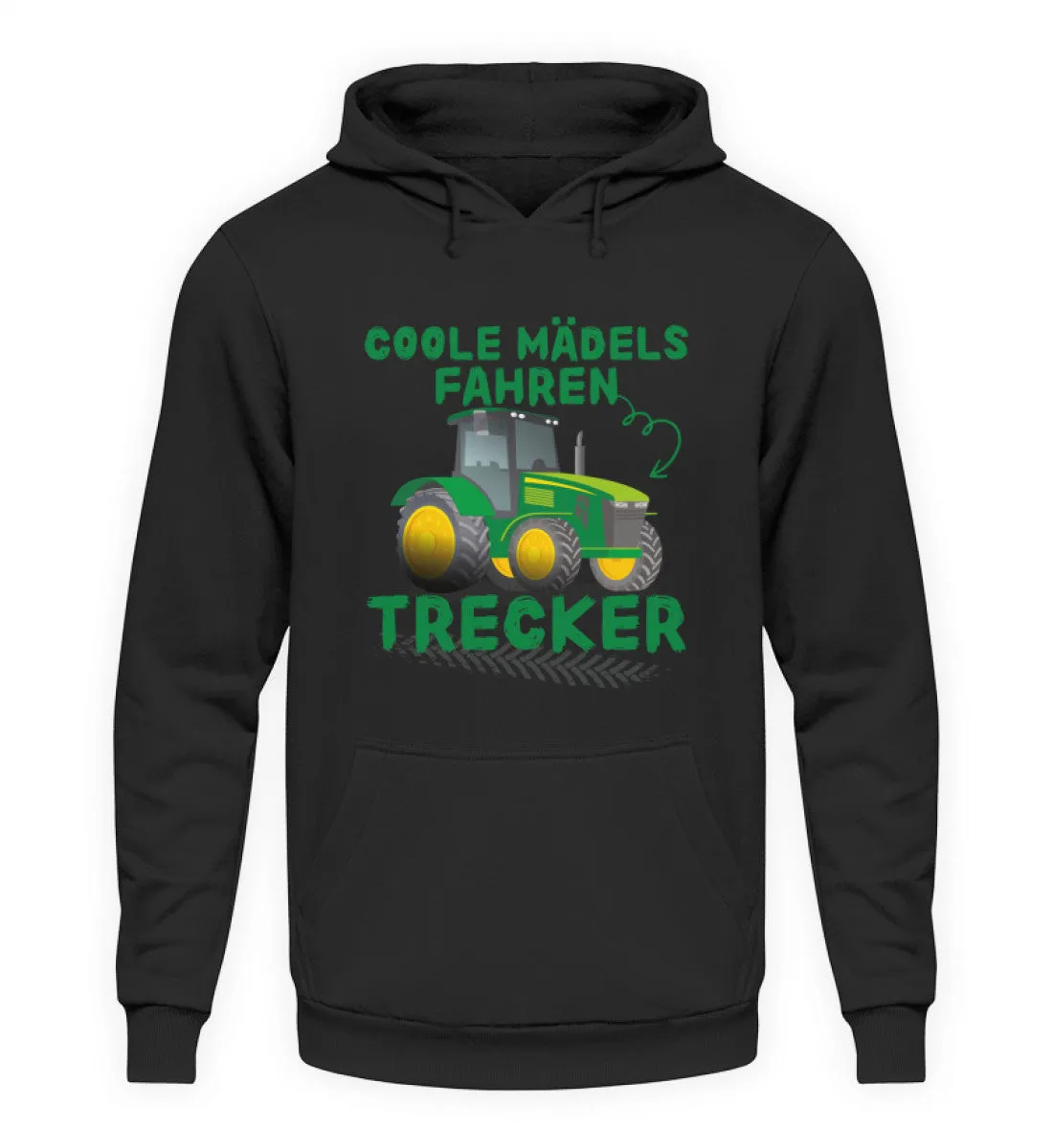 Coole Mädels fahren Trecker  - Unisex Kapuzenpullover Hoodie