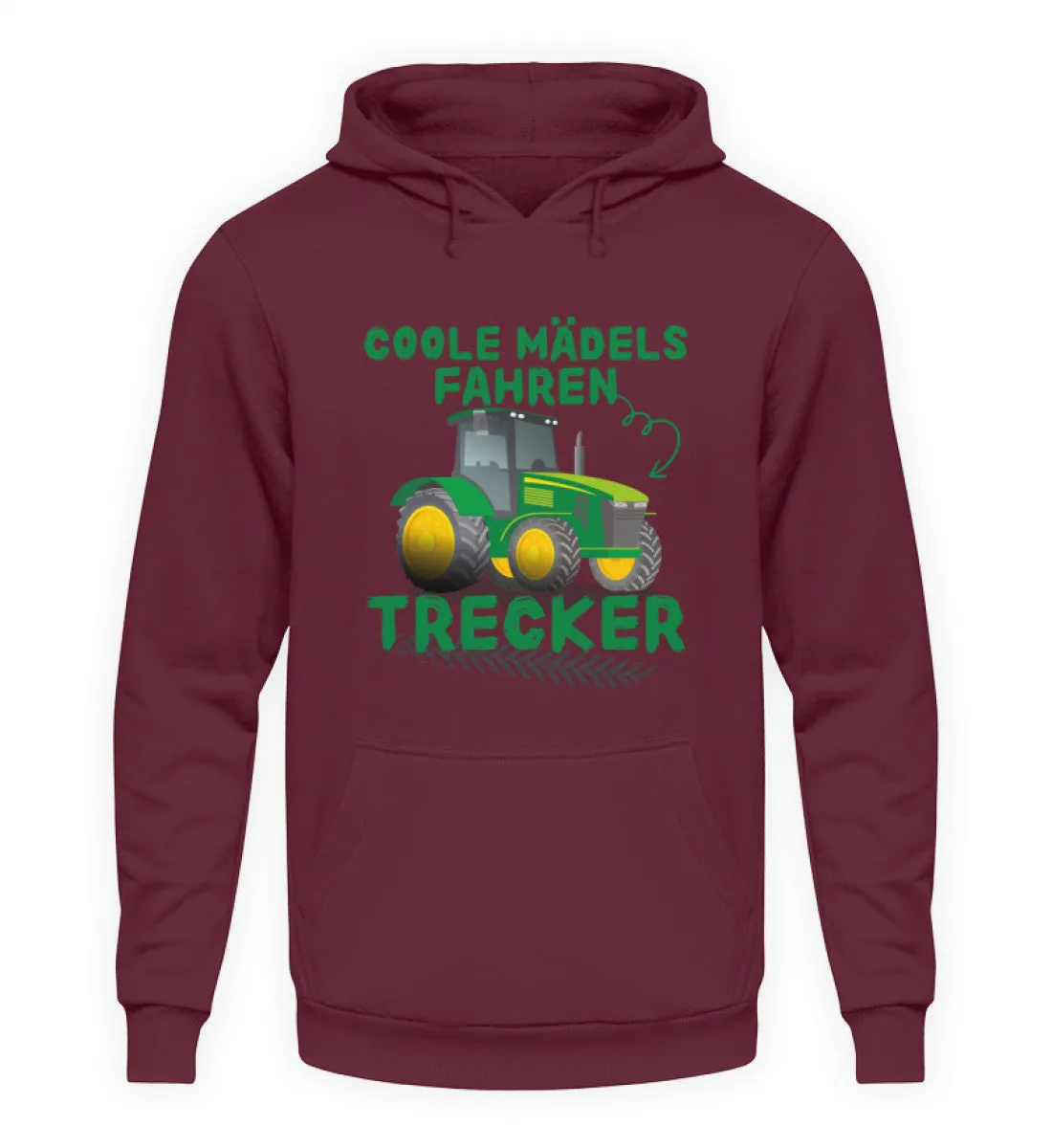 Coole Mädels fahren Trecker  - Unisex Kapuzenpullover Hoodie