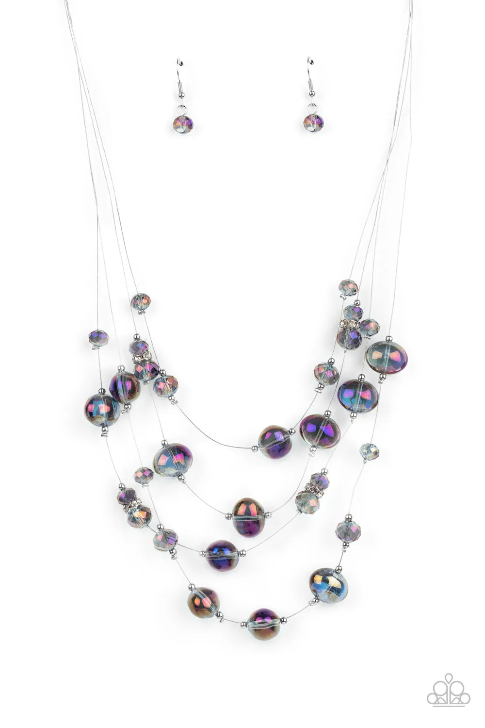 Cosmic Real Estate - Multi Paparazzi Necklace