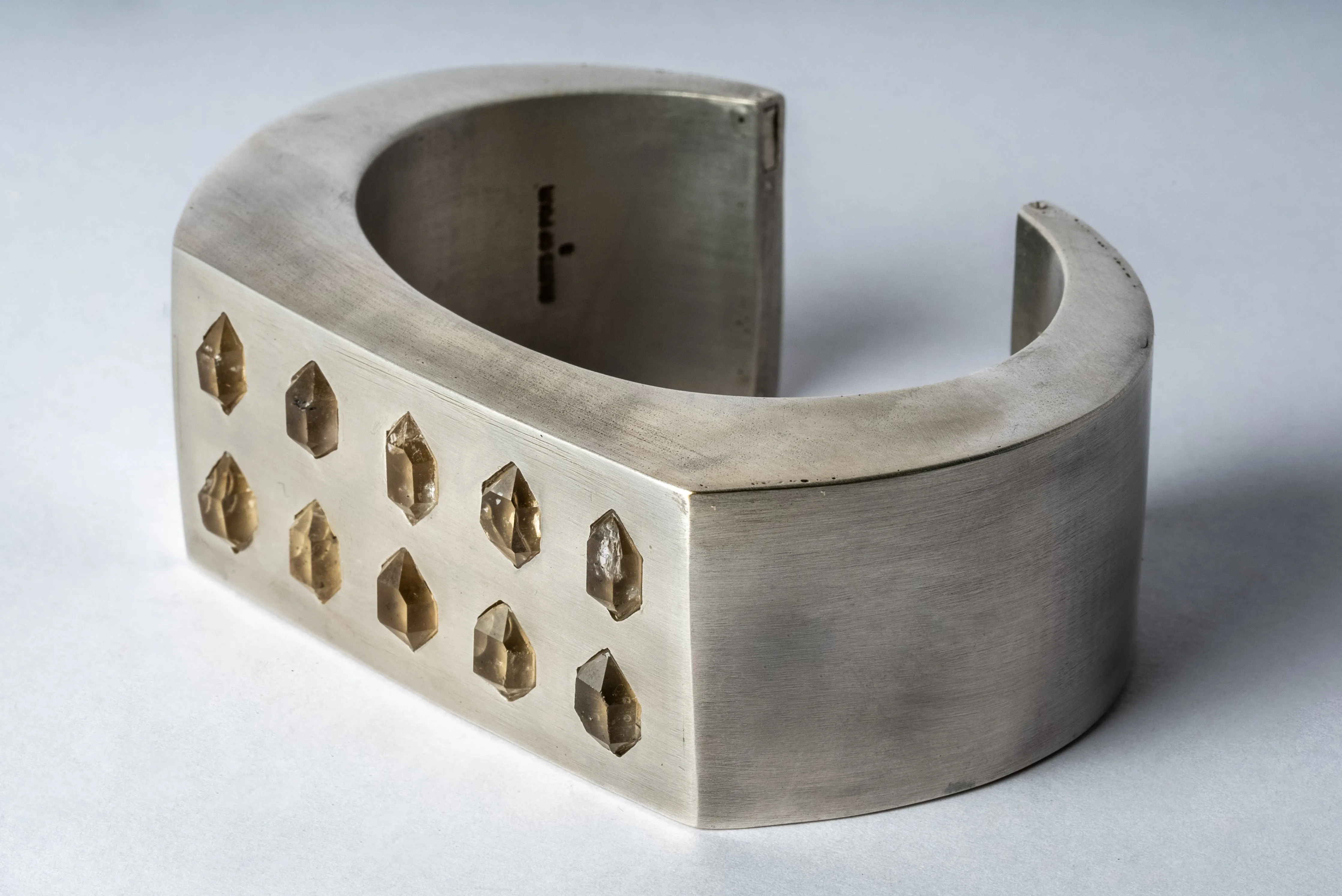 Crescent Plane Bracelet (Herkimer Spikes Var., 30mm, AS HER)