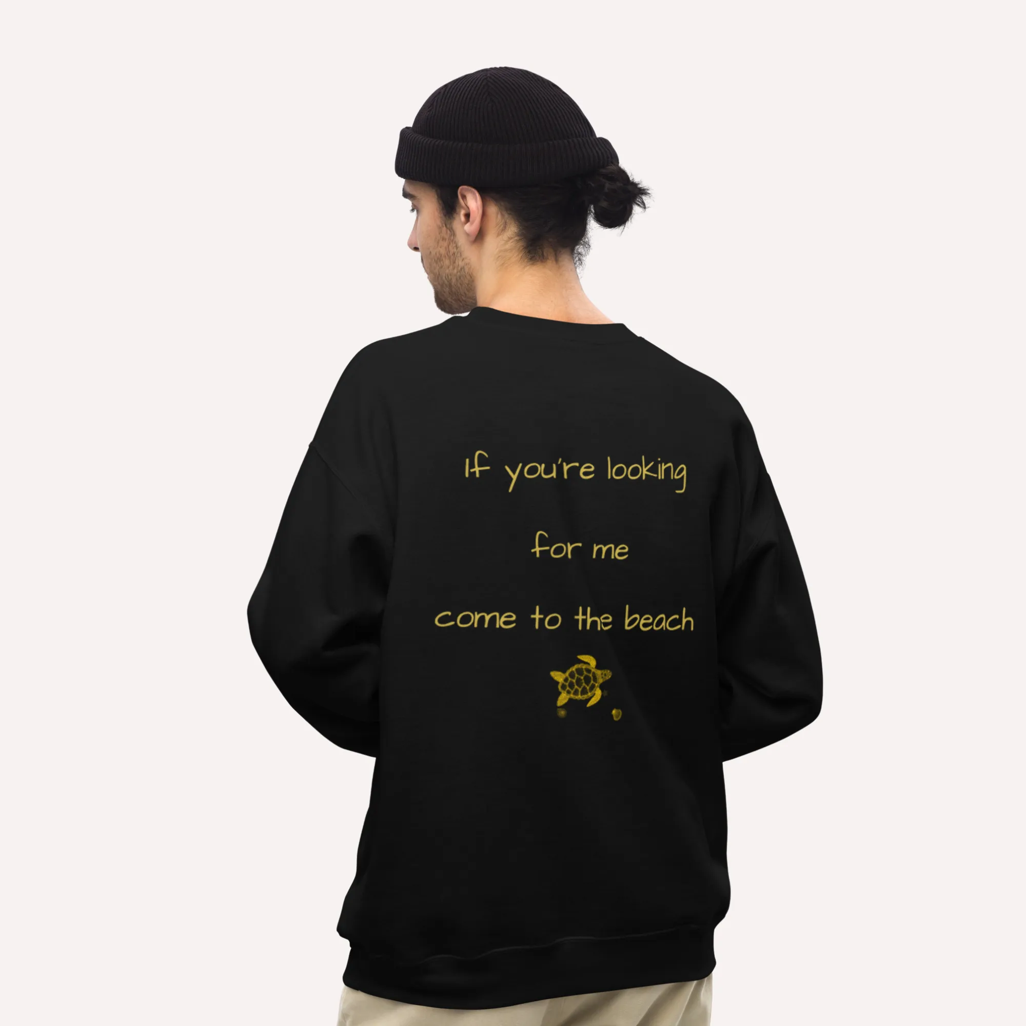 Crewneck Come to the Beach on back