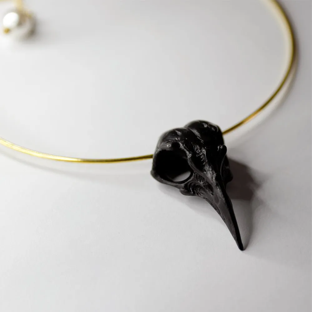 Crow necklace