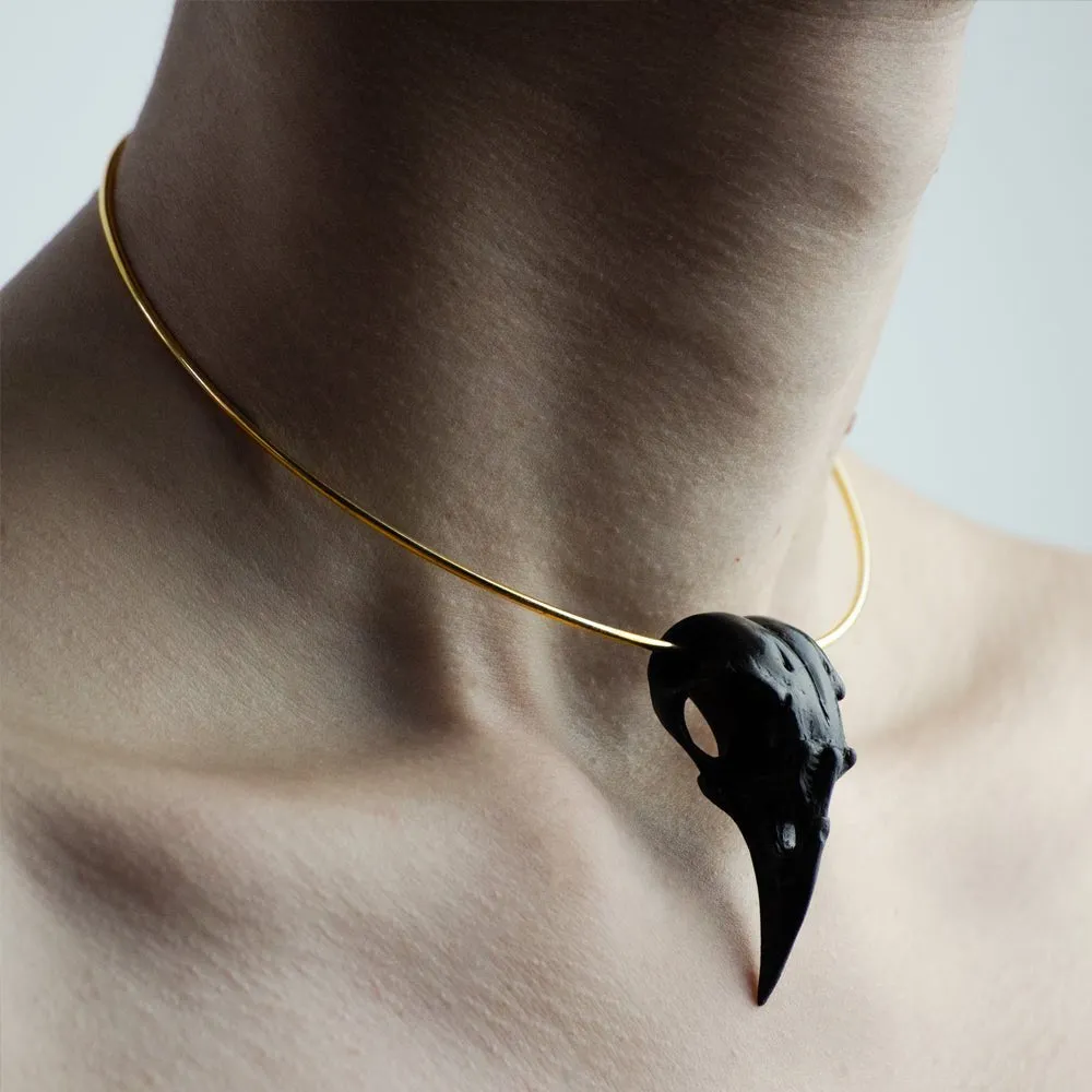 Crow necklace