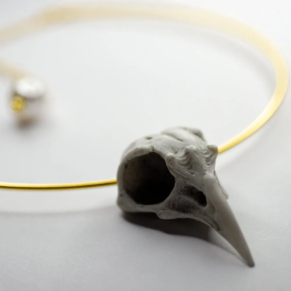 Crow necklace