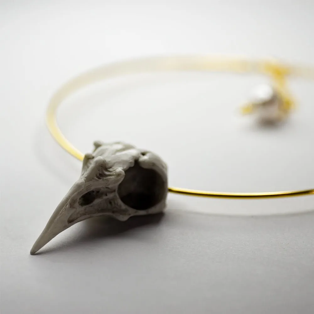 Crow necklace