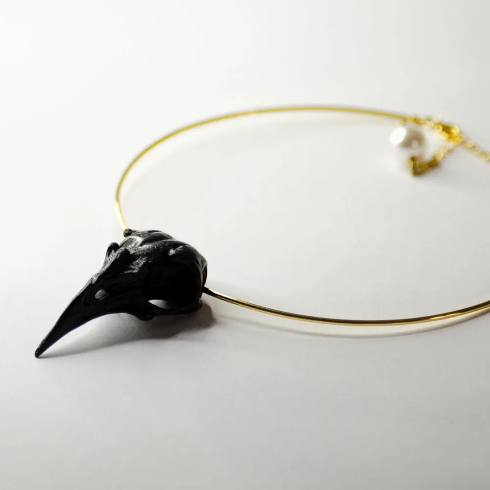 Crow necklace