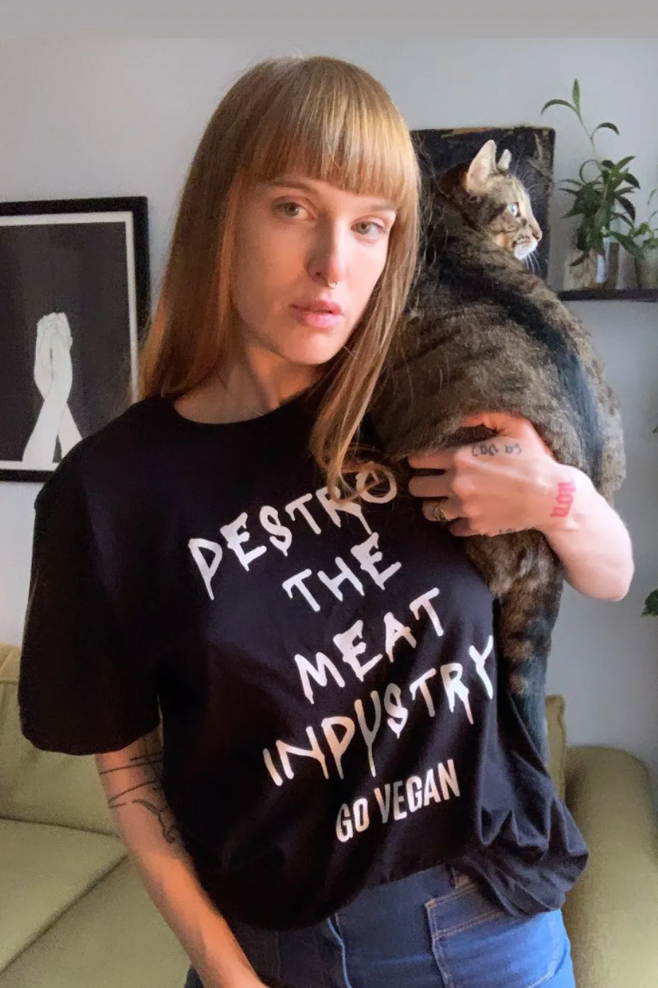 Destroy The Meat Industry Unisex t-shirt