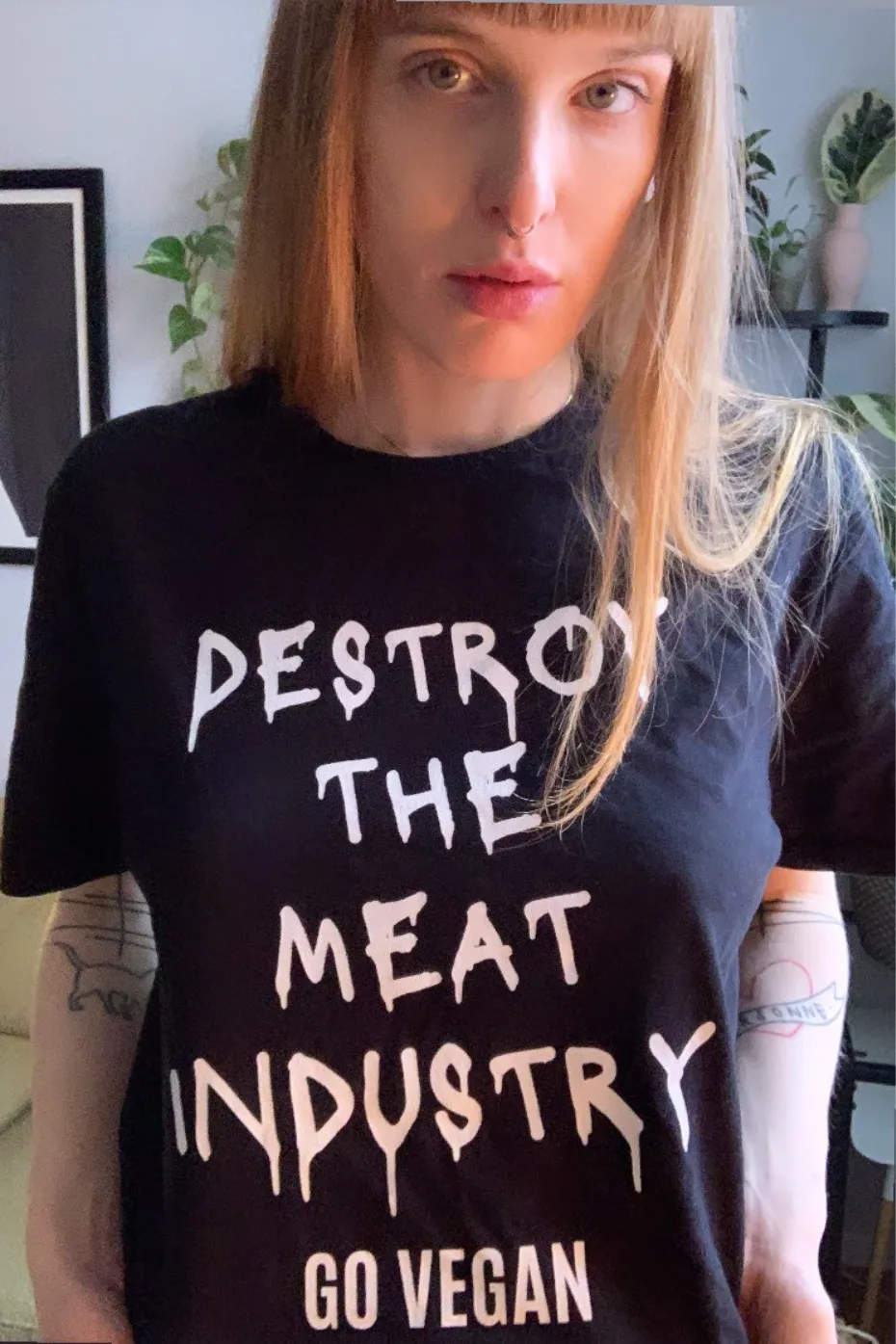 Destroy The Meat Industry Unisex t-shirt