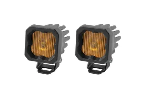 Diode Dynamics Stage Series C1 Yellow SAE Fog Standard LED Pod (pair)