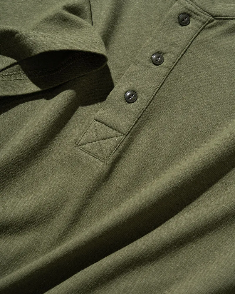 EcoKnit Short-Sleeve Henley