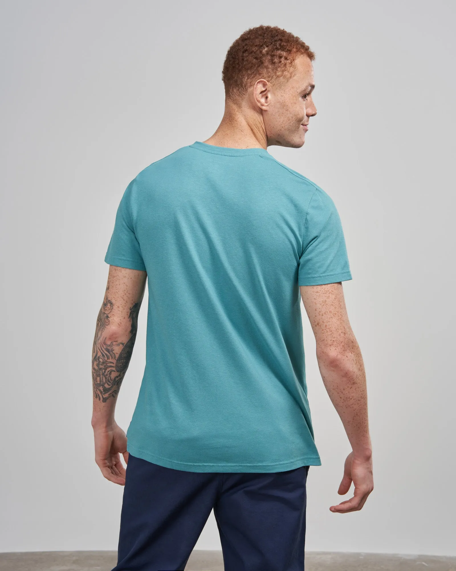 EcoKnit Short-Sleeve Henley