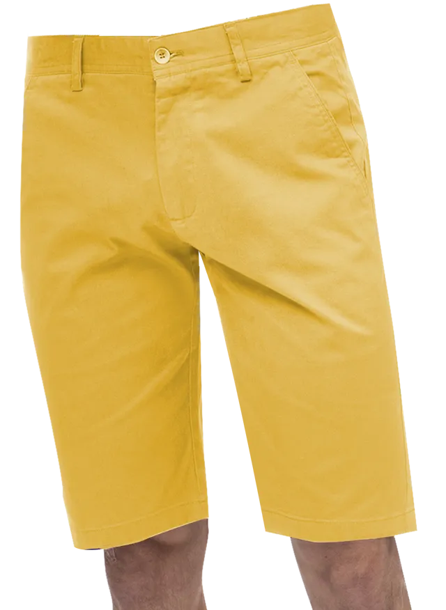 EJ Samuel Yellow Chino Short Pants CHS01