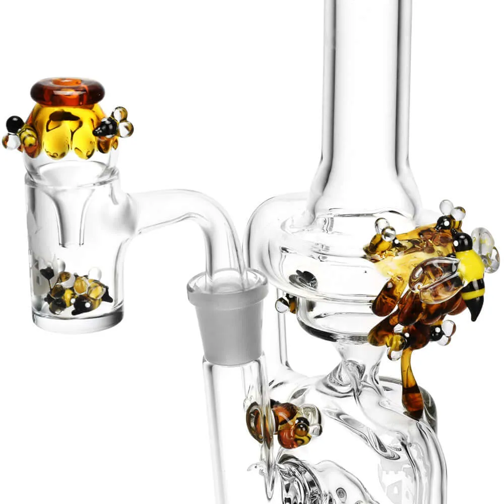 Empire Glassworks Mini Recycler Beehive Dab Rig