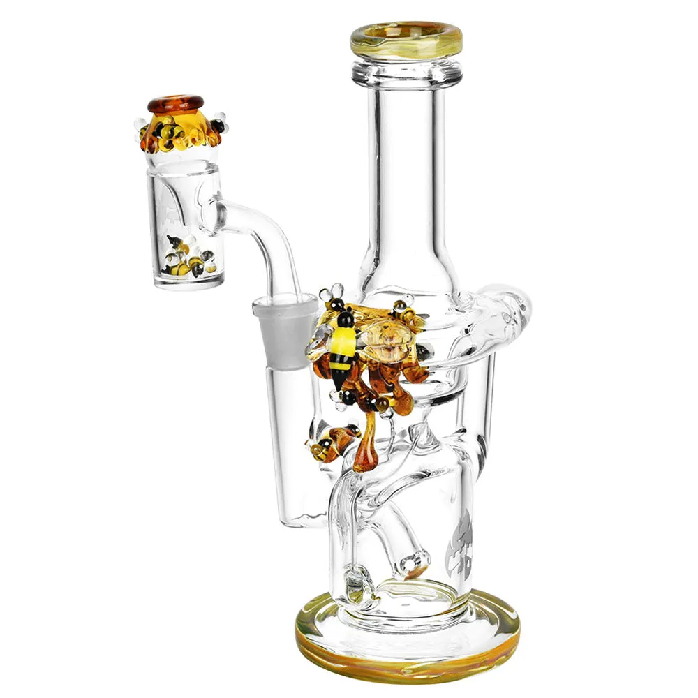 Empire Glassworks Mini Recycler Beehive Dab Rig