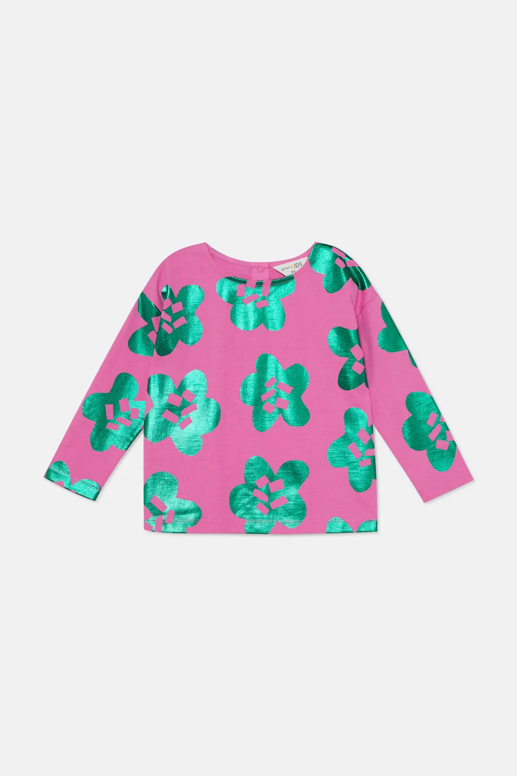 Foil Flower Kids LS Tee