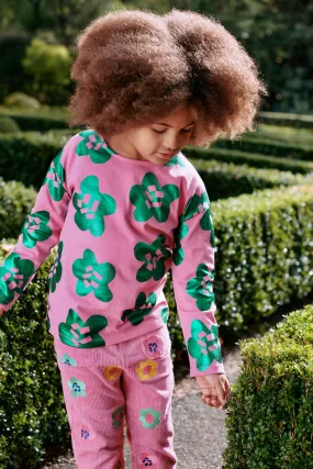 Foil Flower Kids LS Tee