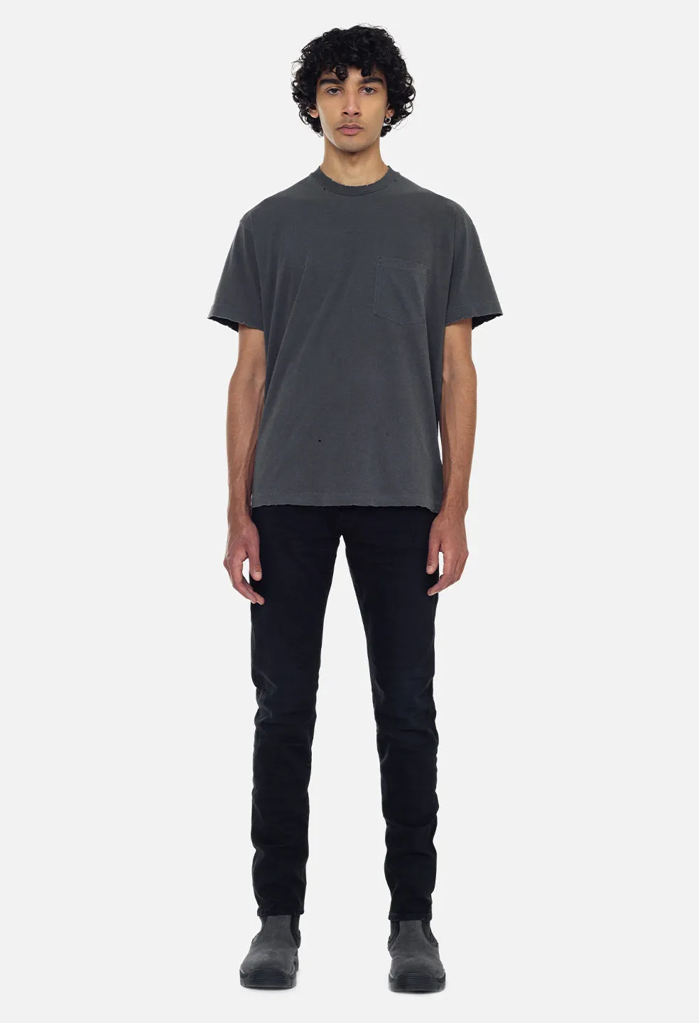 Folsom Pocket Tee / Vintage Black