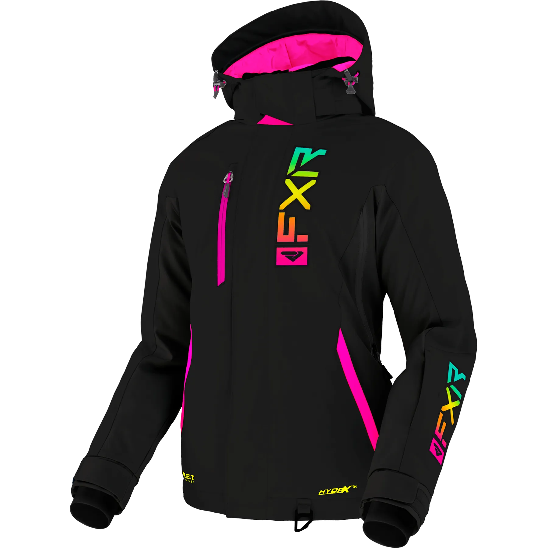 FXR Evo FX Womens Jacket Black/Sherbert