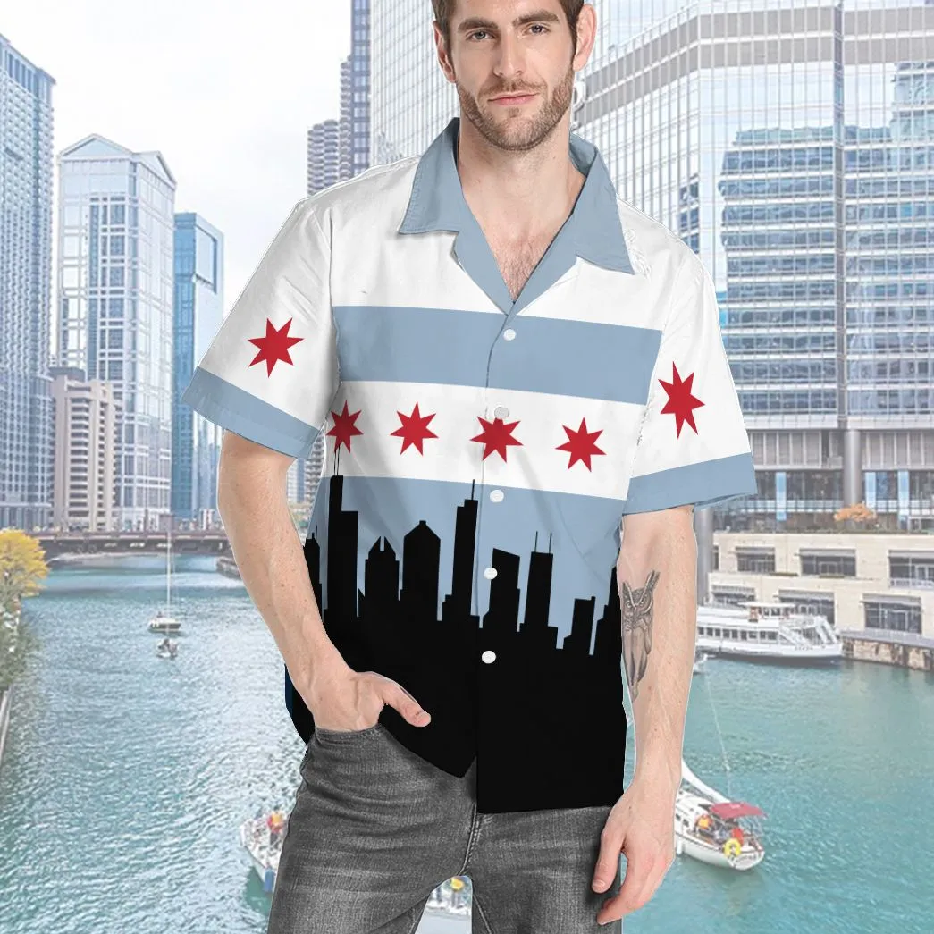 Gearhuman 3D Chicago Hawaii Shirt