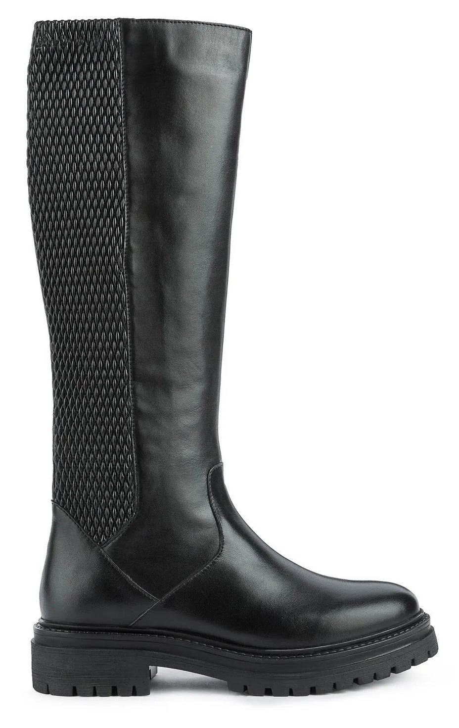 Geox D Iridea J Womens Leather Knee Boot