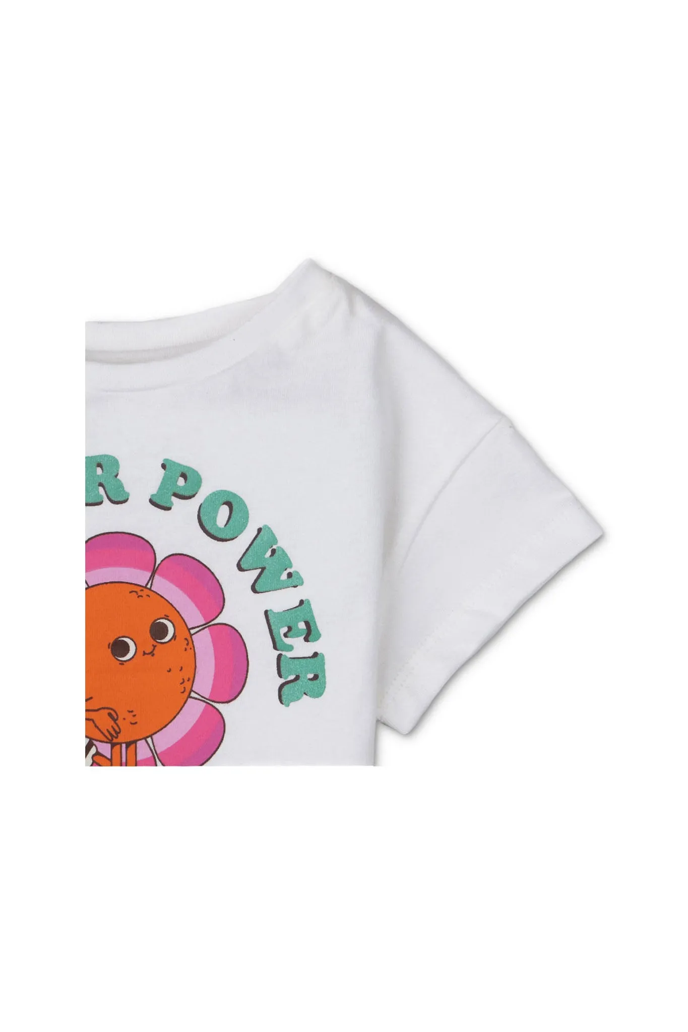 Gingersnaps Flower Power Graphic Print Tee