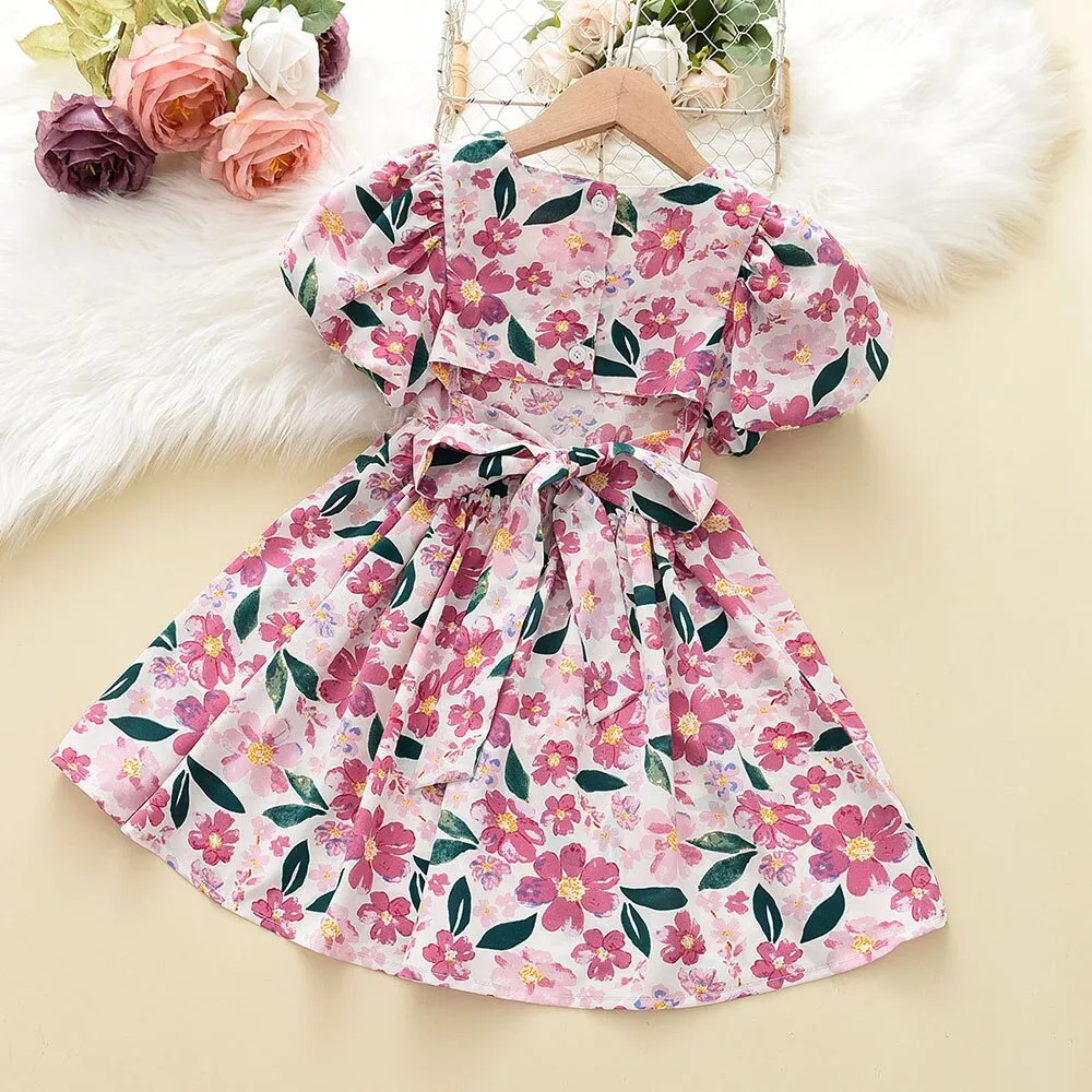 Girls Flower Flying Dress