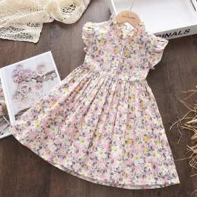 Girls Flower Flying Dress