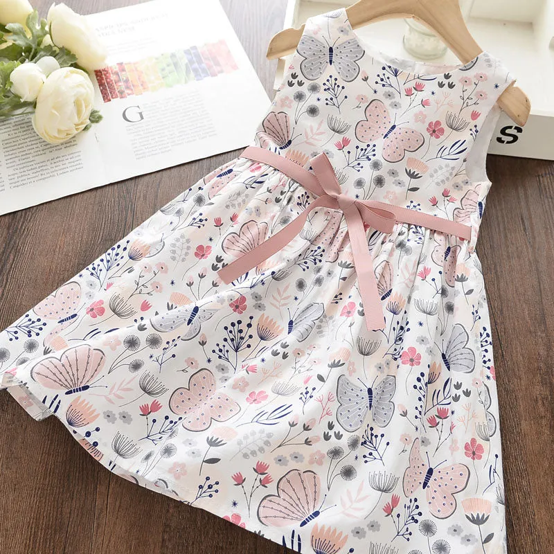 Girls Flower Flying Dress