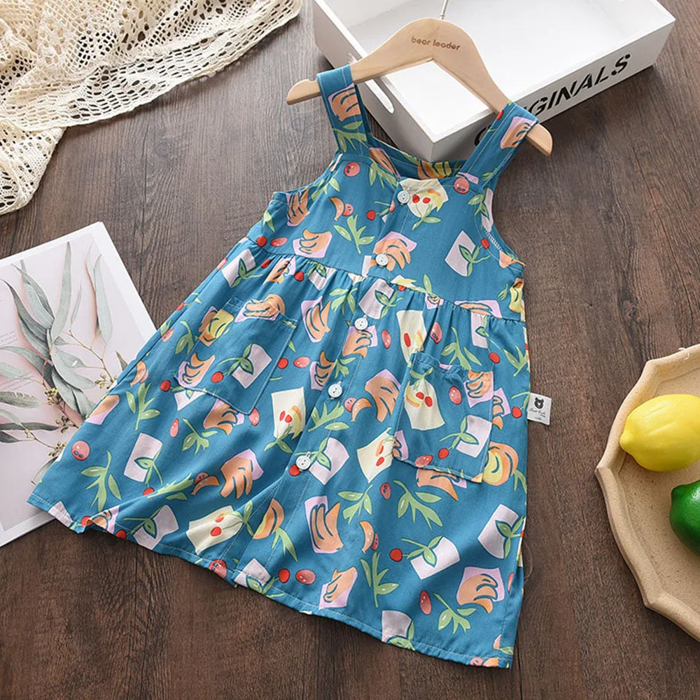 Girls Flower Flying Dress