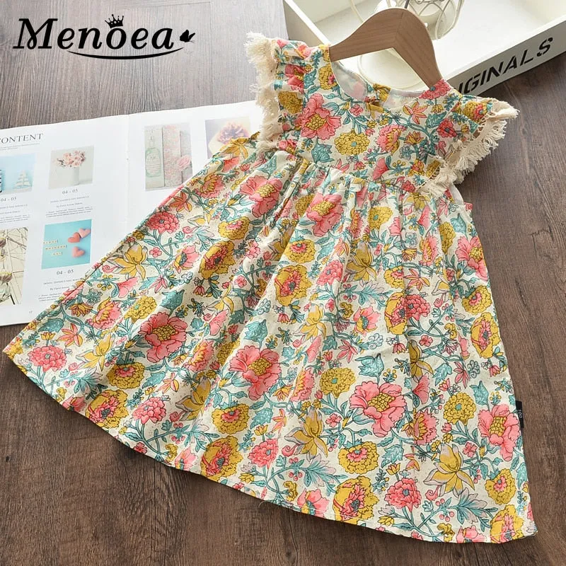 Girls Flower Flying Dress