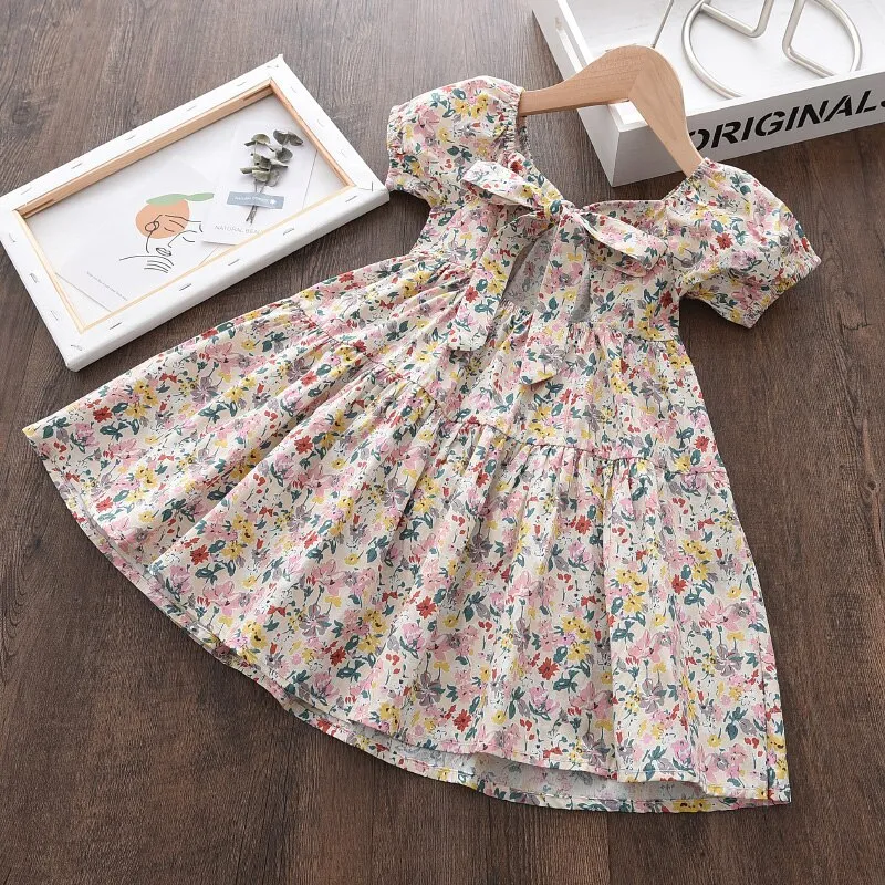 Girls Flower Flying Dress