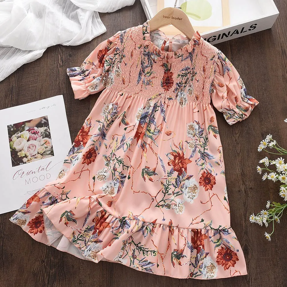 Girls Flower Flying Dress