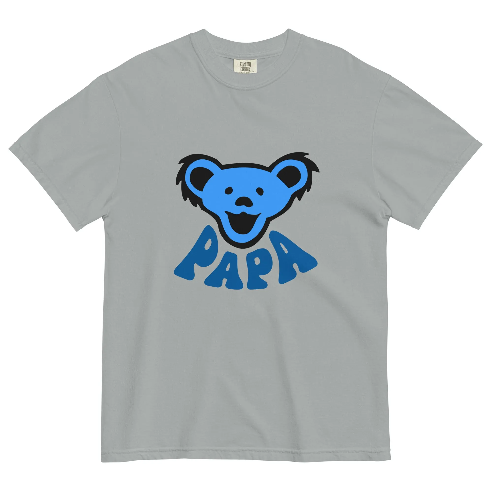 Grateful Dead | 100% Cotton Pigment Dye | Grey Papa Bear Print