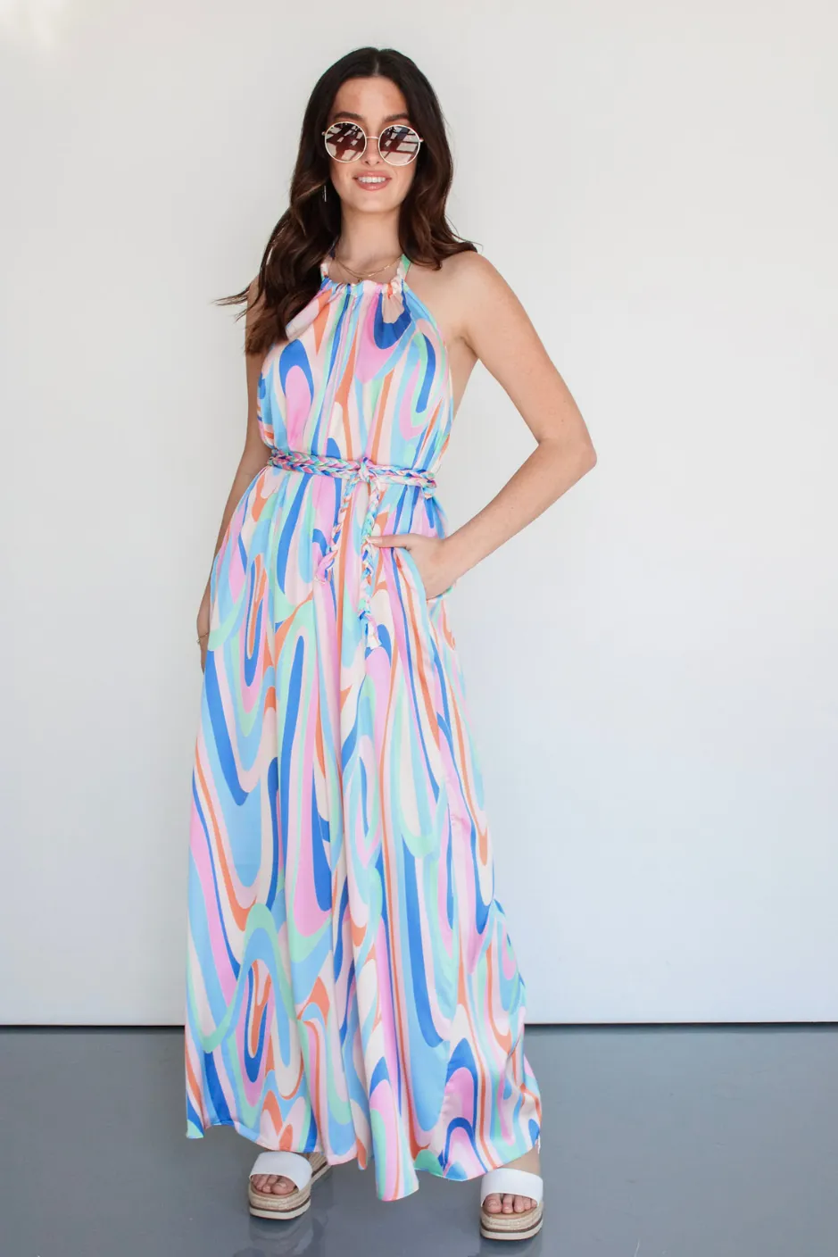 Groovy Baby Halter Jumpsuit